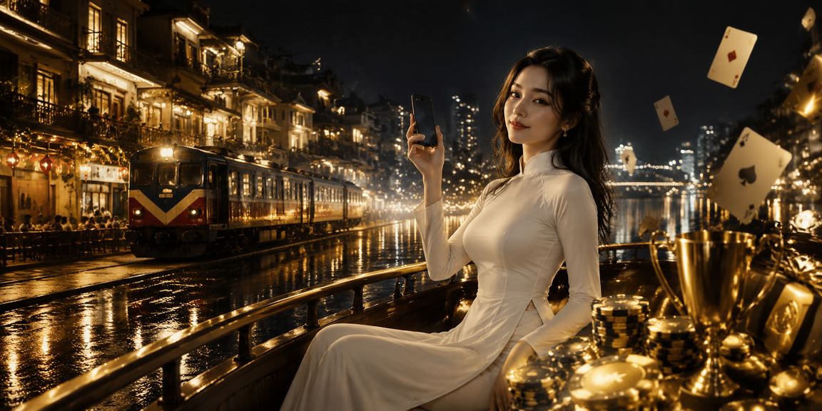 Người chơi bài tại Hà Nội trong trang phục áo dài tham gia sự kiện card game đặc biệt